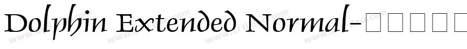 Dolphin Extended Normal字体转换